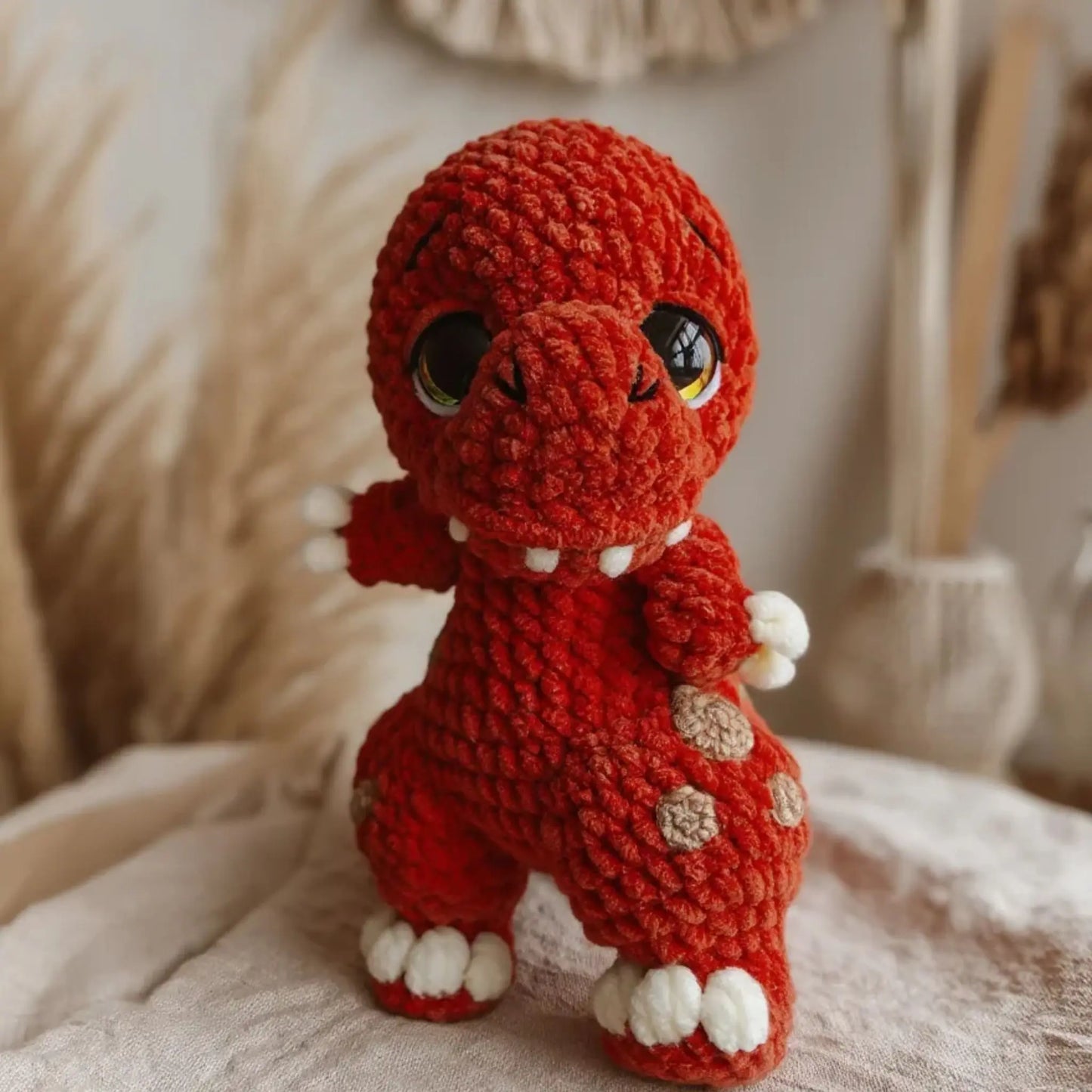 T-Rex Dinosaur Crochet Pattern — Amigurumi Beginner PDF