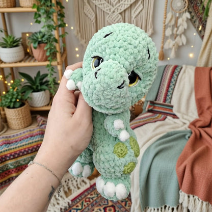T-Rex Dinosaur Crochet Pattern — Amigurumi Beginner PDF