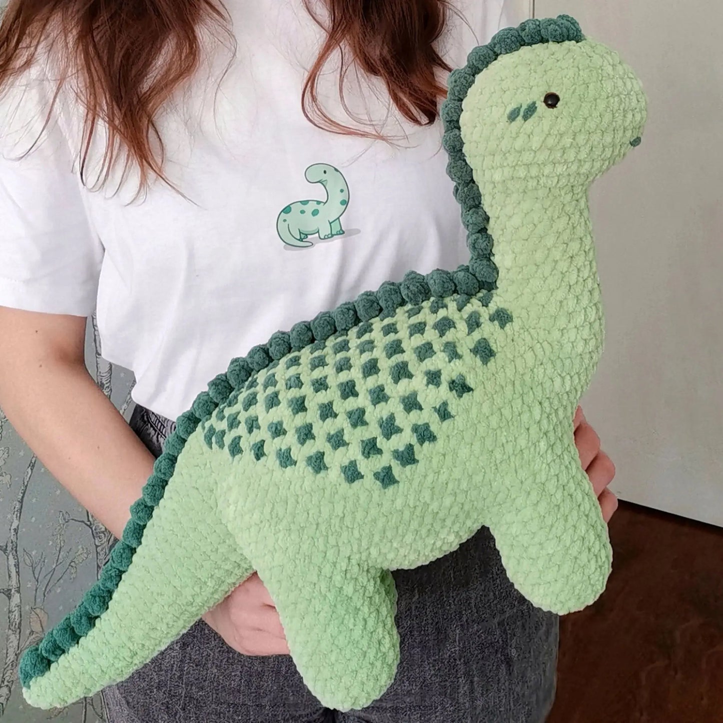 Diplodocus Dinosaur Amigurumi Crochet Pattern — Beginner PDF