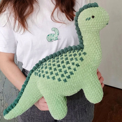Diplodocus Dinosaur Amigurumi Crochet Pattern — Beginner PDF