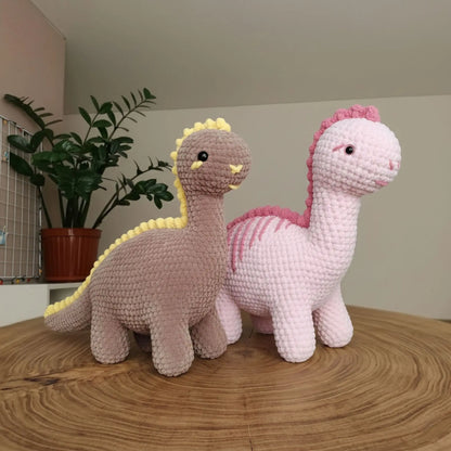 Diplodocus Dinosaur Amigurumi Crochet Pattern — Beginner PDF