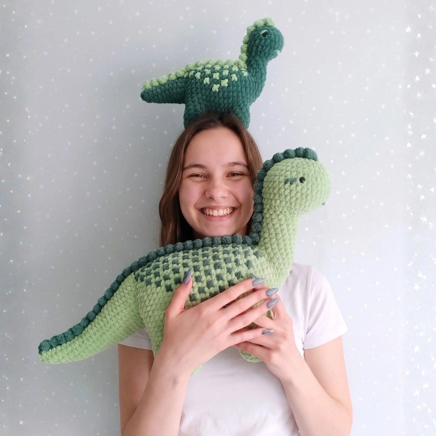 Diplodocus Dinosaur Amigurumi Crochet Pattern — Beginner PDF
