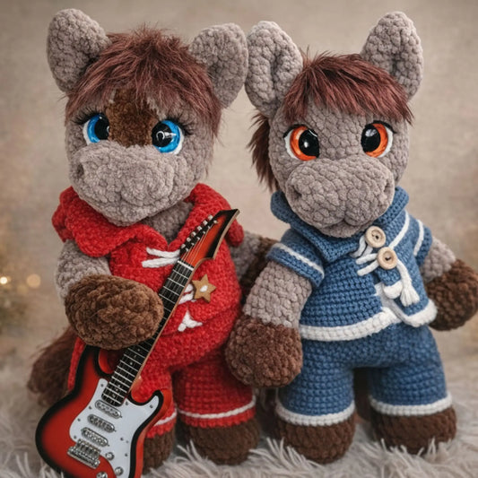 Horse Crochet Pattern — Rocking Horse Amigurumi PDF