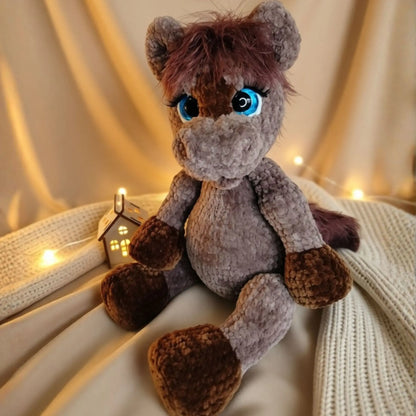 Horse Crochet Pattern — Rocking Horse Amigurumi PDF