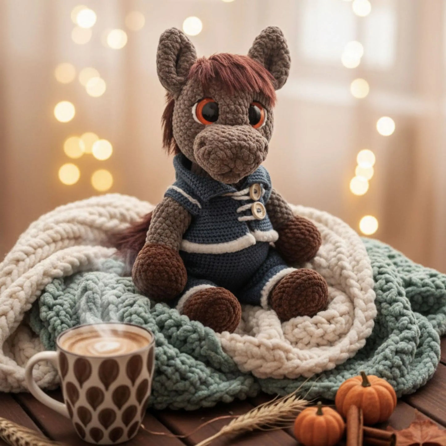 Horse Crochet Pattern — Rocking Horse Amigurumi PDF
