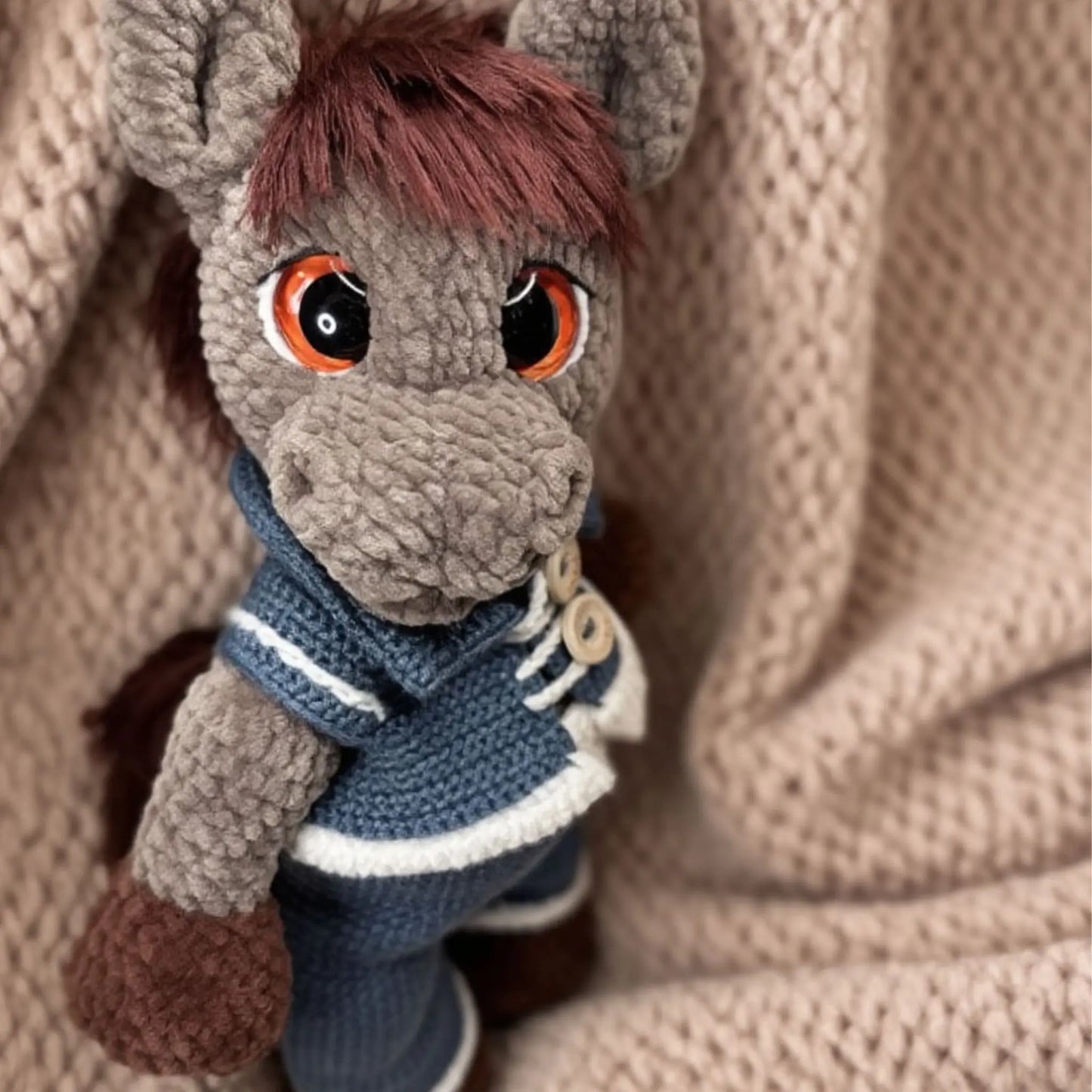 Horse Crochet Pattern — Rocking Horse Amigurumi PDF