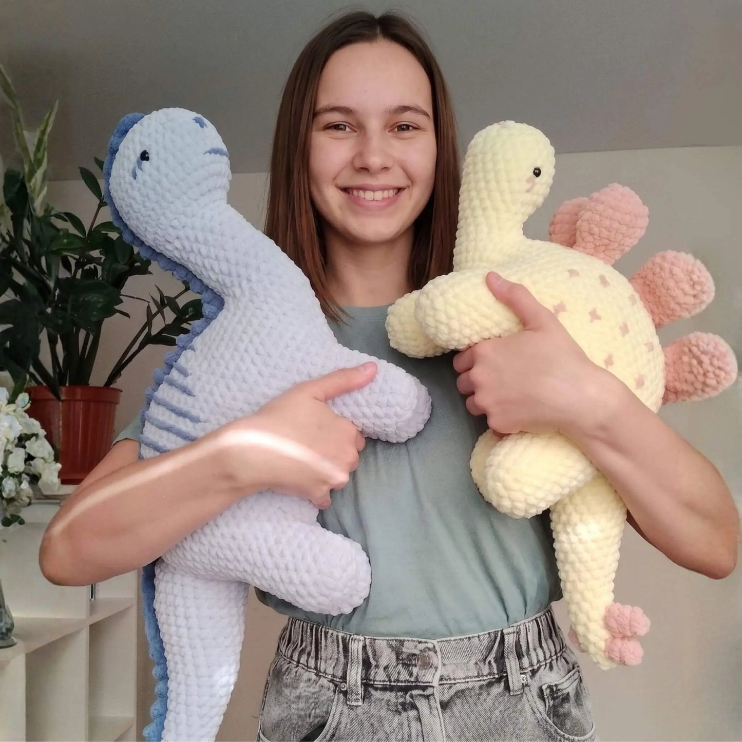 Dinosaur Crochet Pattern Bundle PDF – 4-in-1