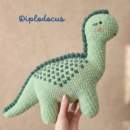 Dinosaur Crochet Pattern Bundle PDF – 4-in-1