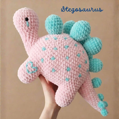 Dinosaur Crochet Pattern Bundle PDF – 4-in-1