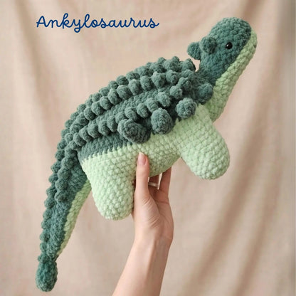 Dinosaur Crochet Pattern Bundle PDF – 4-in-1