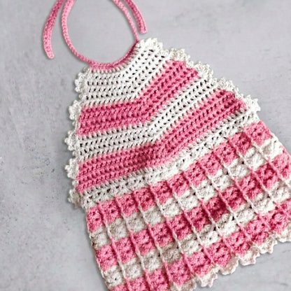 Summer Halter Top Crochet Pattern PDF