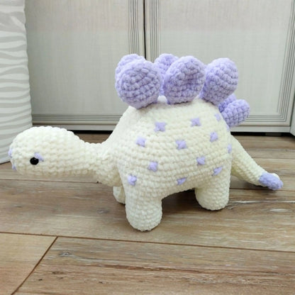 Easy Stegosaurus Crochet Pattern (PDF) for Beginners