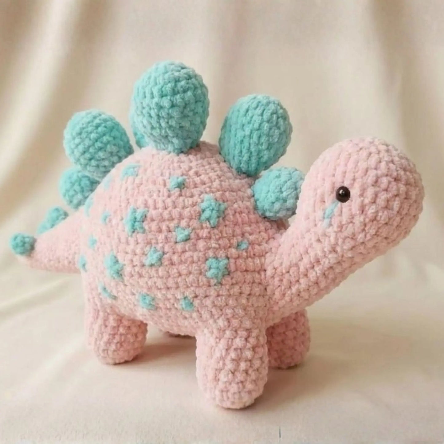 Easy Stegosaurus Crochet Pattern (PDF) for Beginners
