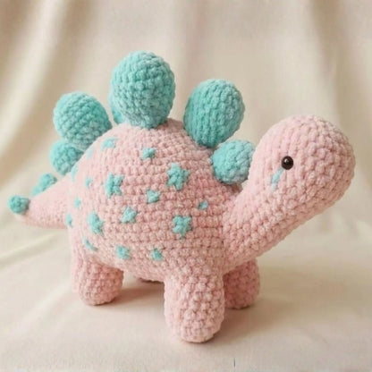 Easy Stegosaurus Crochet Pattern (PDF) for Beginners