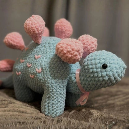 Easy Stegosaurus Crochet Pattern (PDF) for Beginners