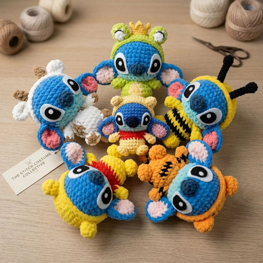 Stitch-Inspired Crochet Pattern Bundle | Amigurumi