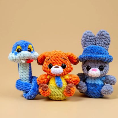 Zootopia Amigurumi Crochet Pattern — 7in1 Bundle PDF