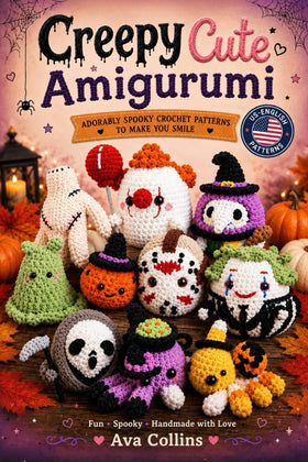 Creepy Cute Amigurumi: Halloween Crochet Pattern Book — 13 Patterns