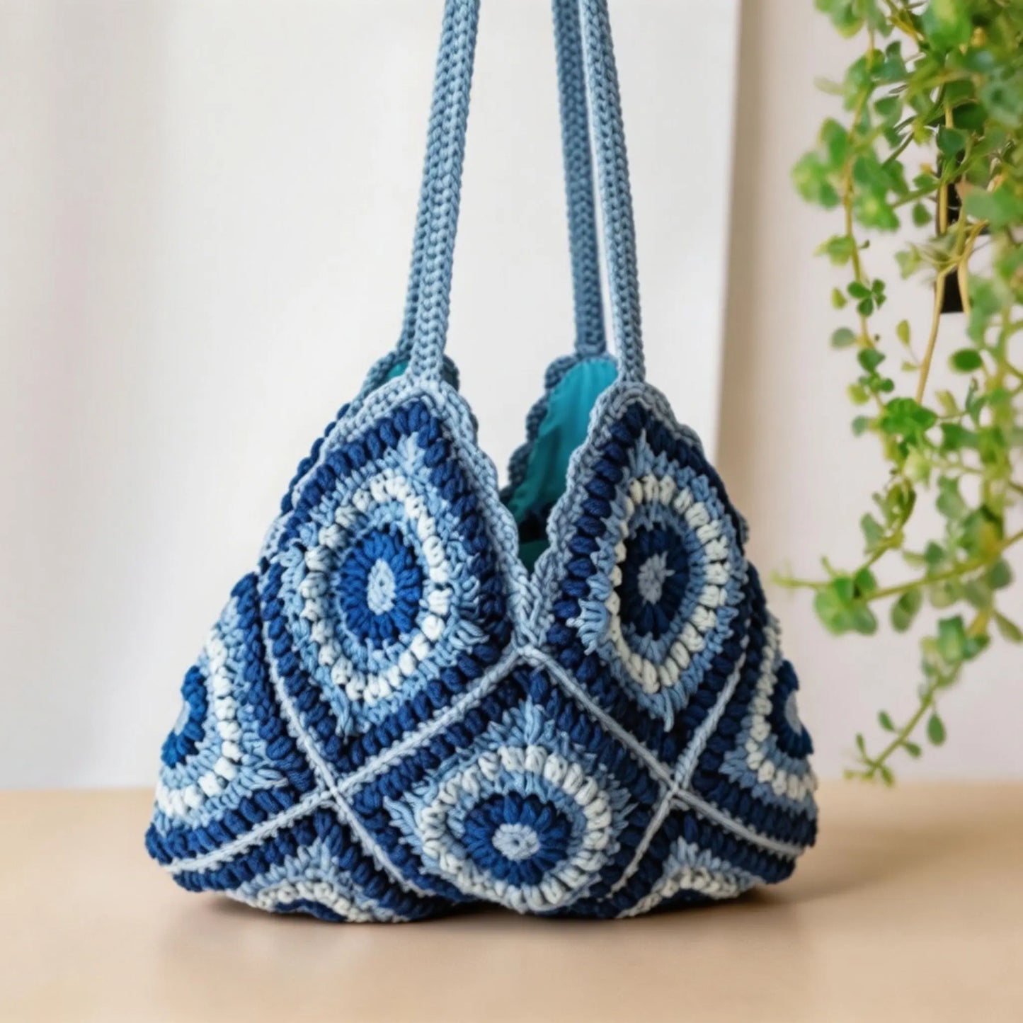 Granny Square Crochet Bag — Easy Pattern PDF Tutorial