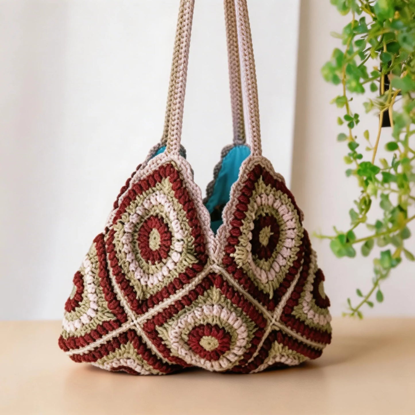 Granny Square Crochet Bag — Easy Pattern PDF Tutorial