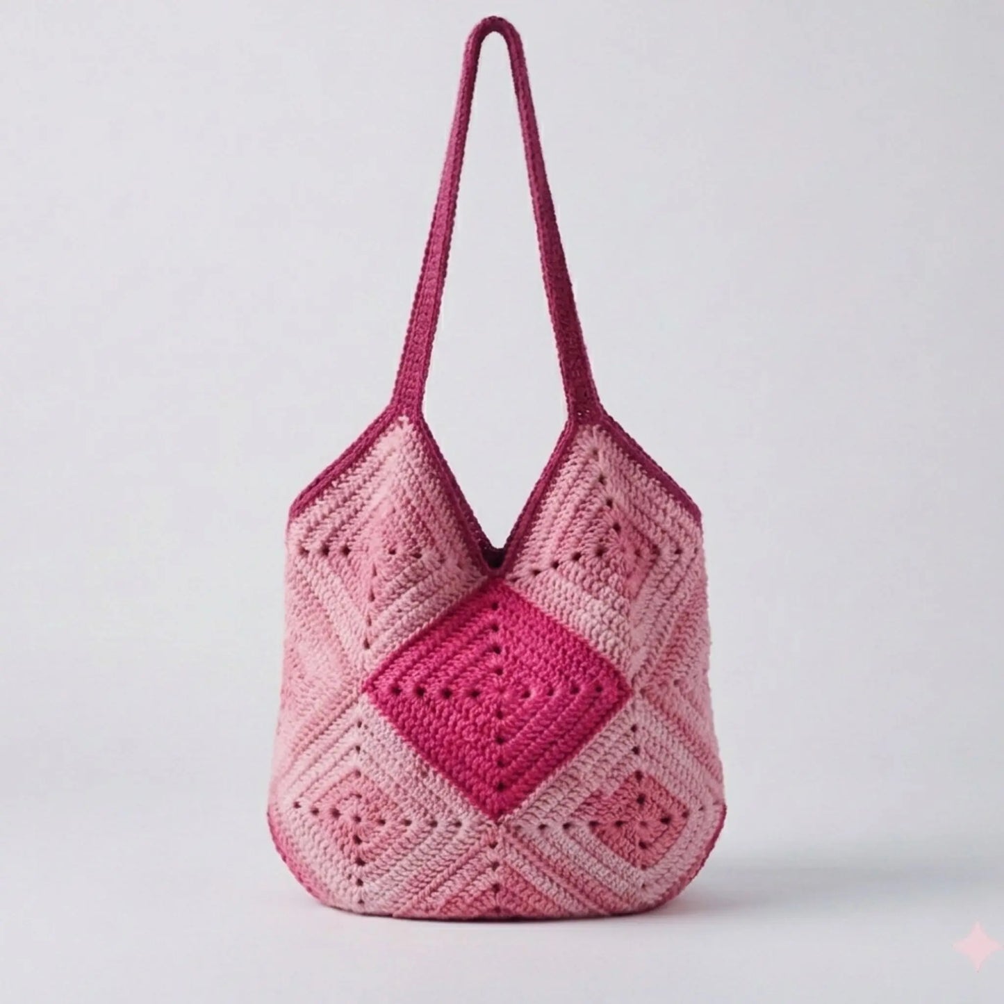 The Humble Bag Crochet Pattern — Granny Square Tote PDF