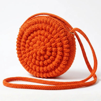Marigold Circle Crochet Bag — Beginner Pattern PDF