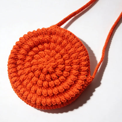 Marigold Circle Crochet Bag — Beginner Pattern PDF