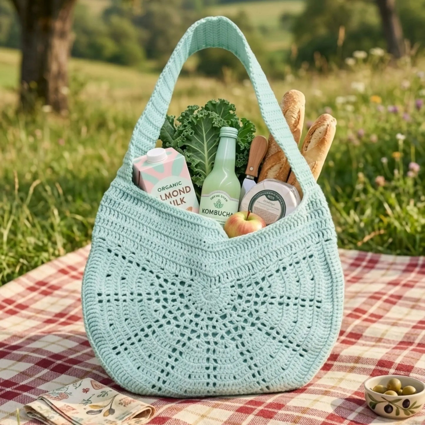 The Sunshine Tote Bag — Crochet Pattern PDF Download