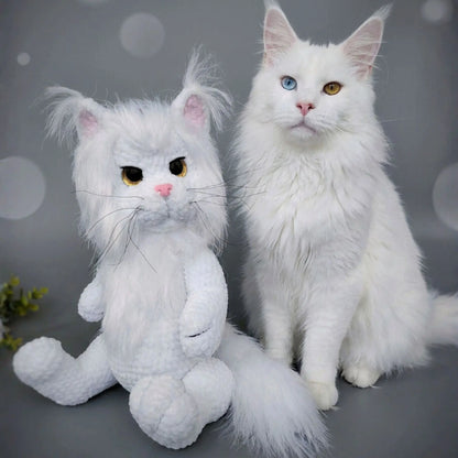 Maine Coon Cat Crochet Pattern — Amigurumi PDF