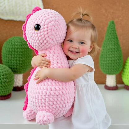 Low Sew Crochet Dino — 24 Beginner Dinosaur Pattern Bundle PDF crochet pattern PDF by MrsCrochetWorld