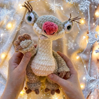 Crochet Sloth Pattern – Ice Age Inspired Amigurumi