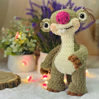 Crochet Sloth Pattern – Ice Age Inspired Amigurumi